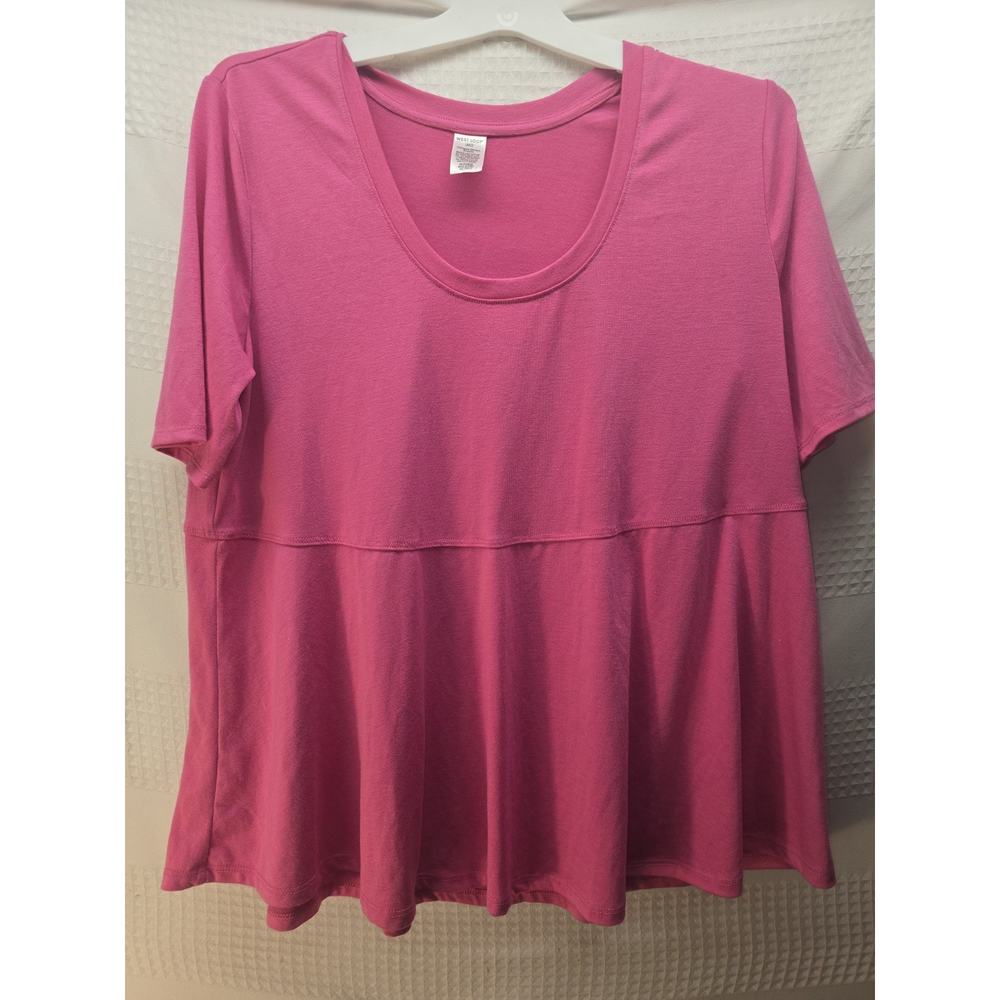 West Loop Women's Size L Pink Tunic Top